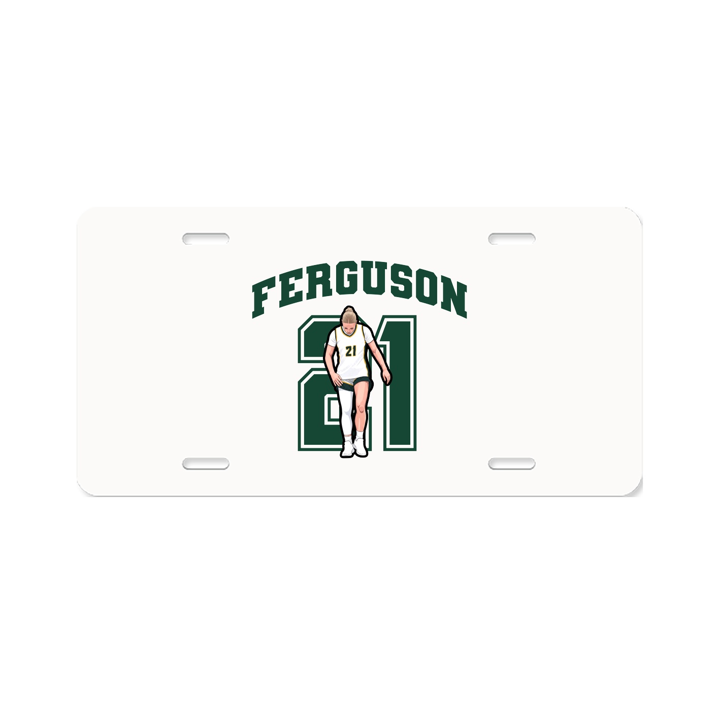 License Plate — Number in Classic