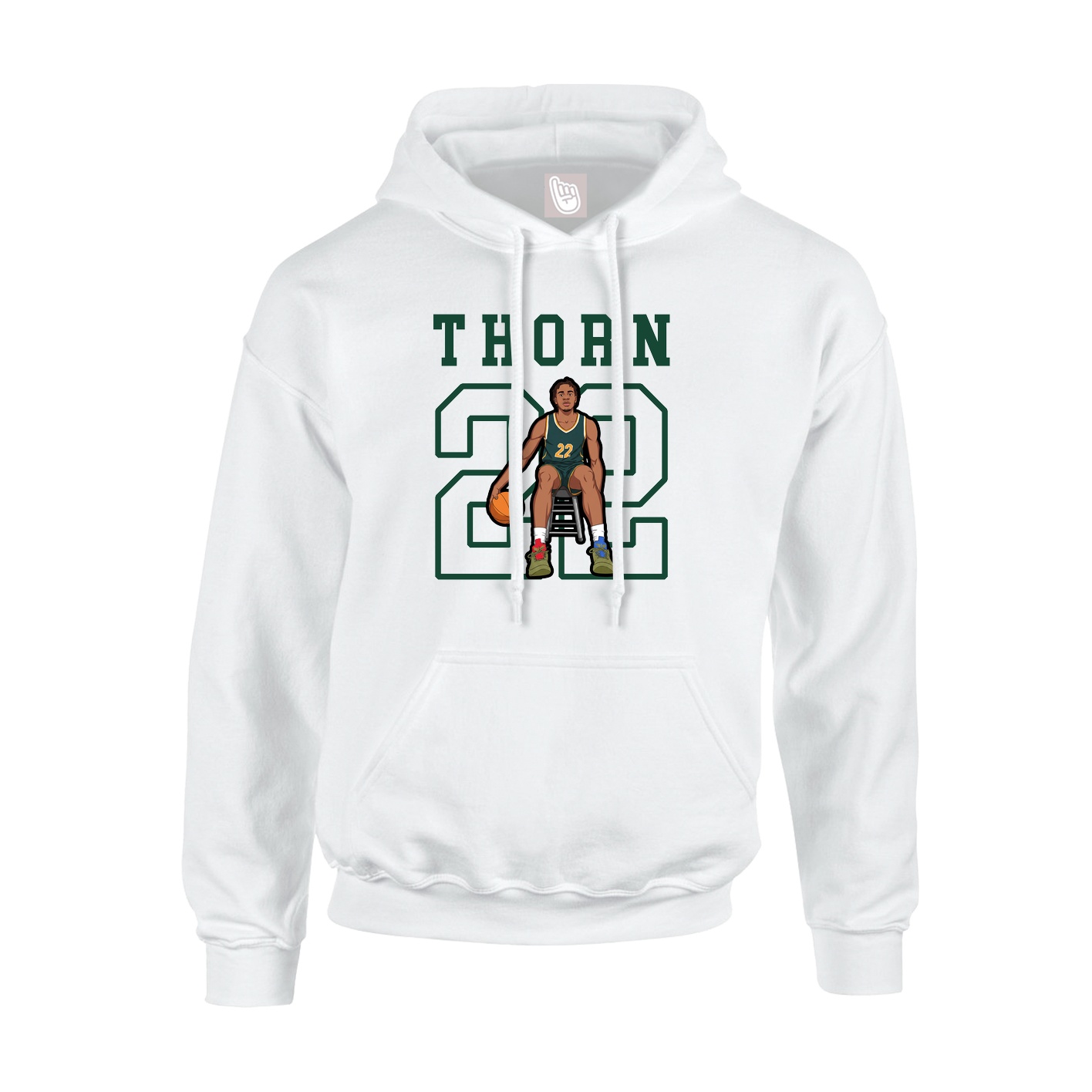 Youth Hoodie — Shirsey in White