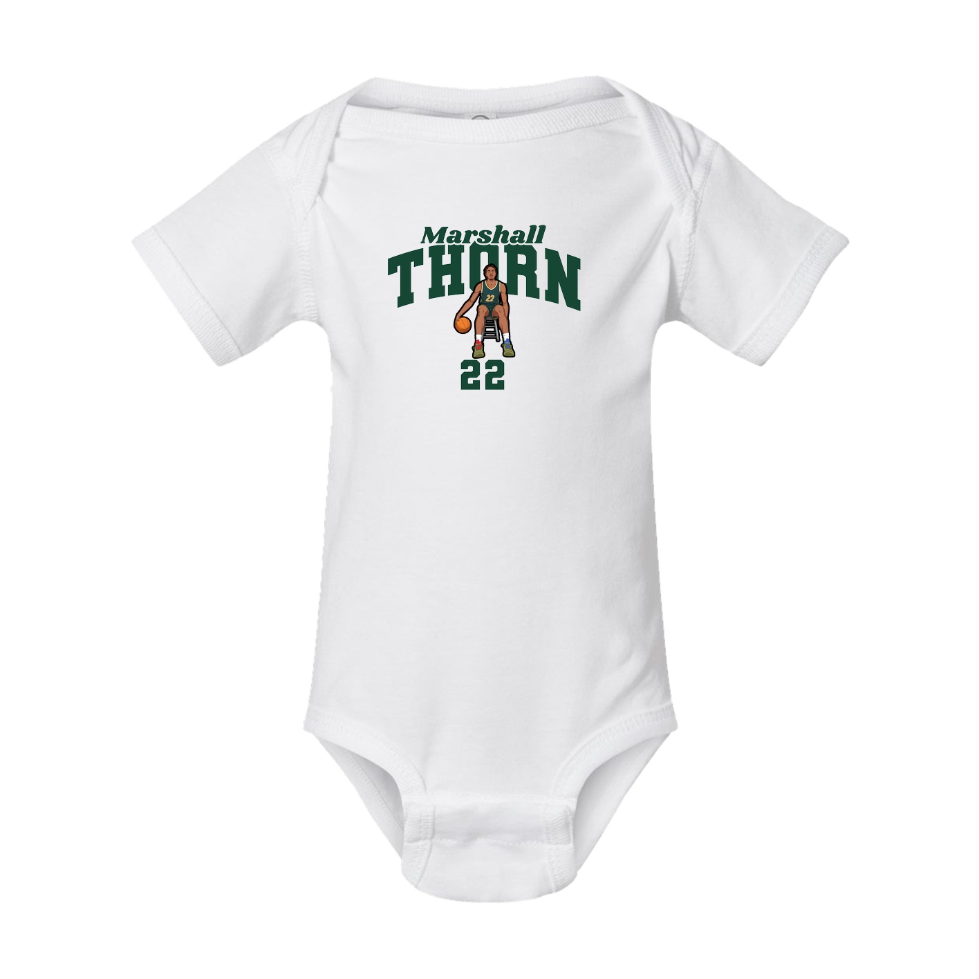 Baby Onesie — Signature Arch in White