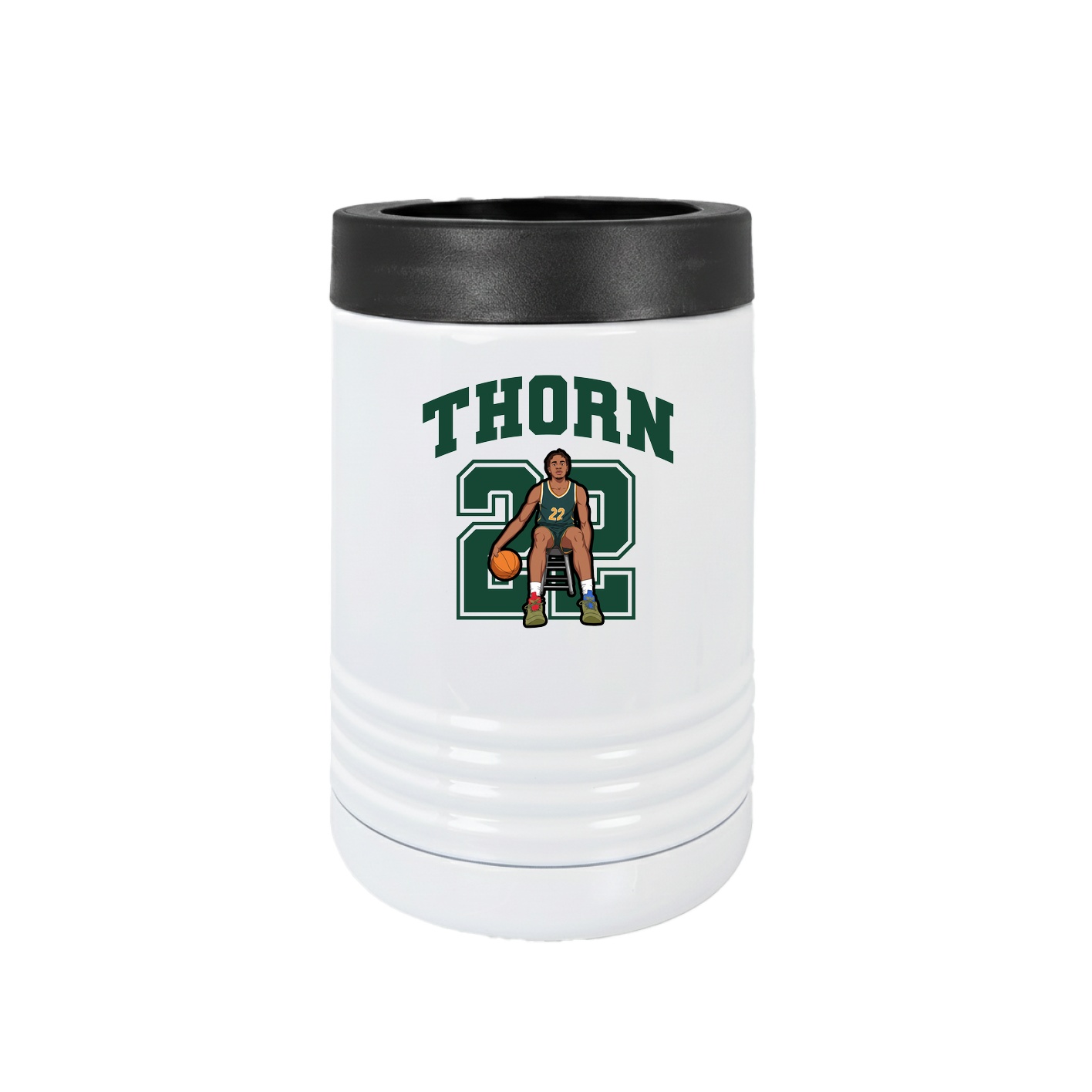 Beverage Holder — Number in White