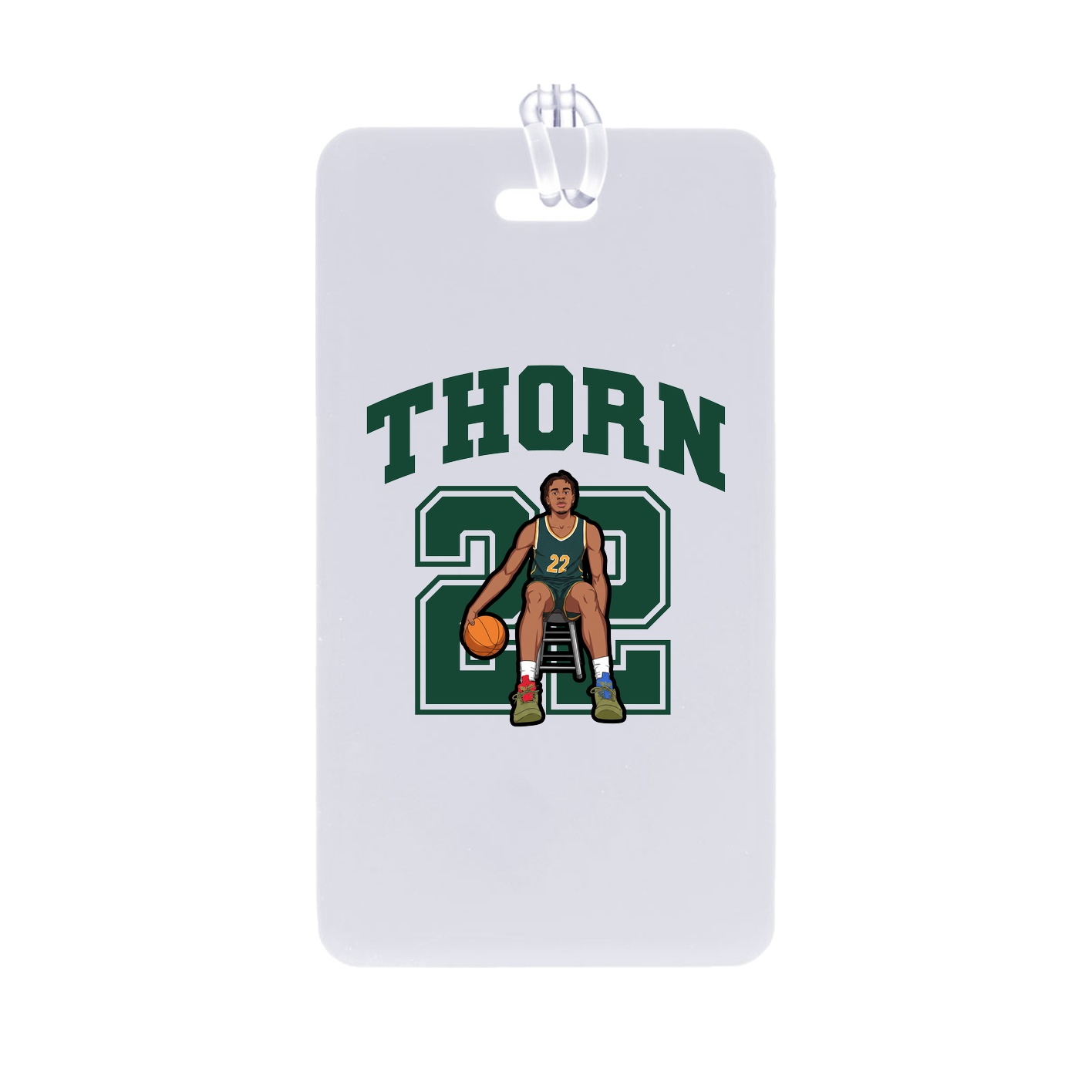 Bag Tag — Number in Classic