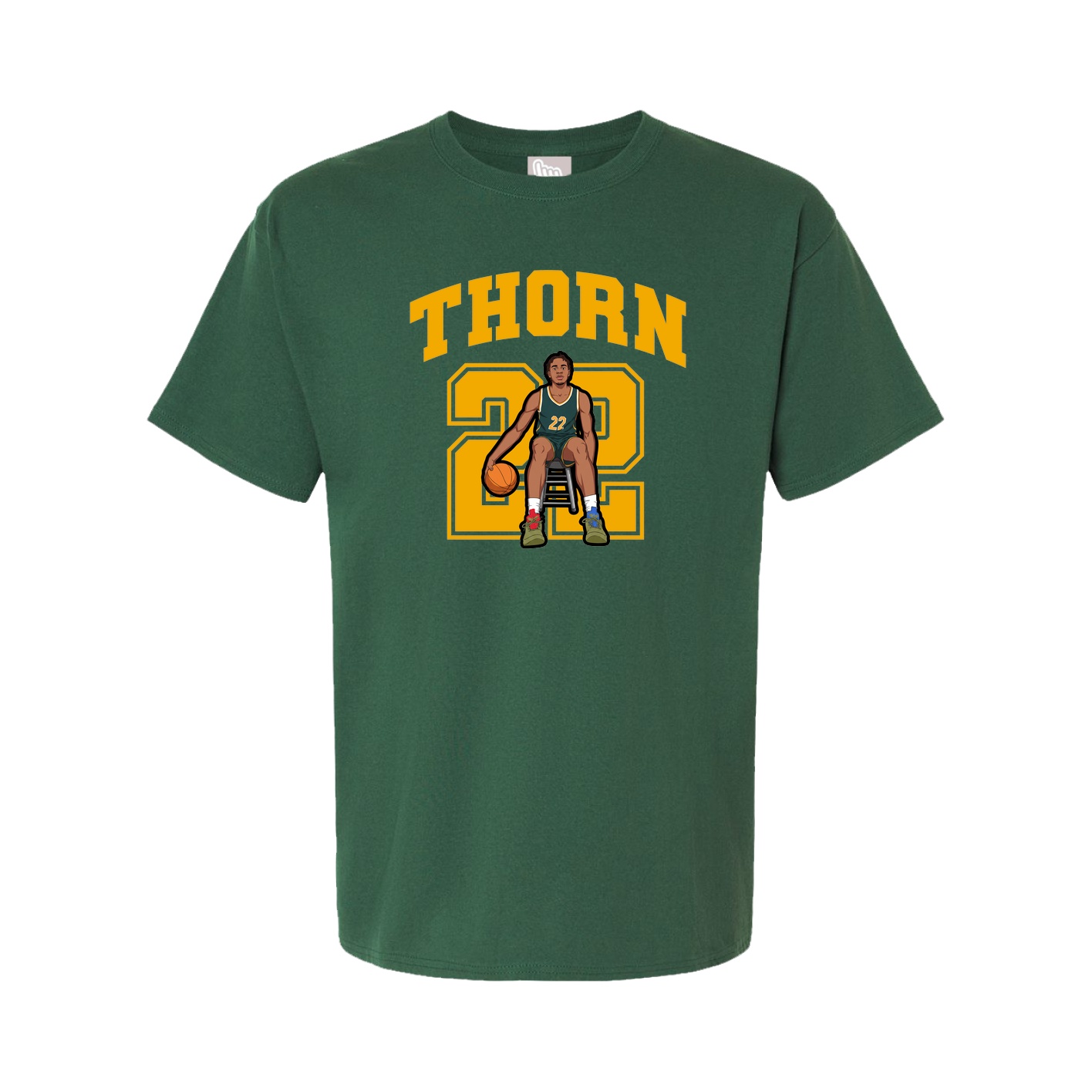 Tee — Number in Green