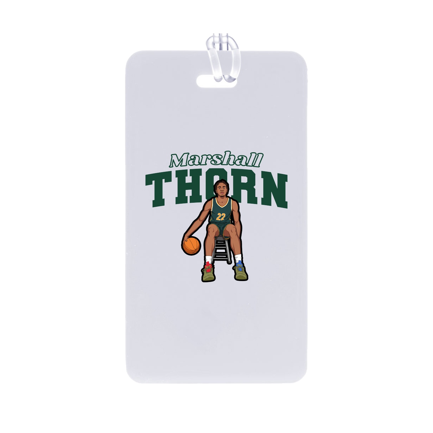 Bag Tag — Name Arch in Classic