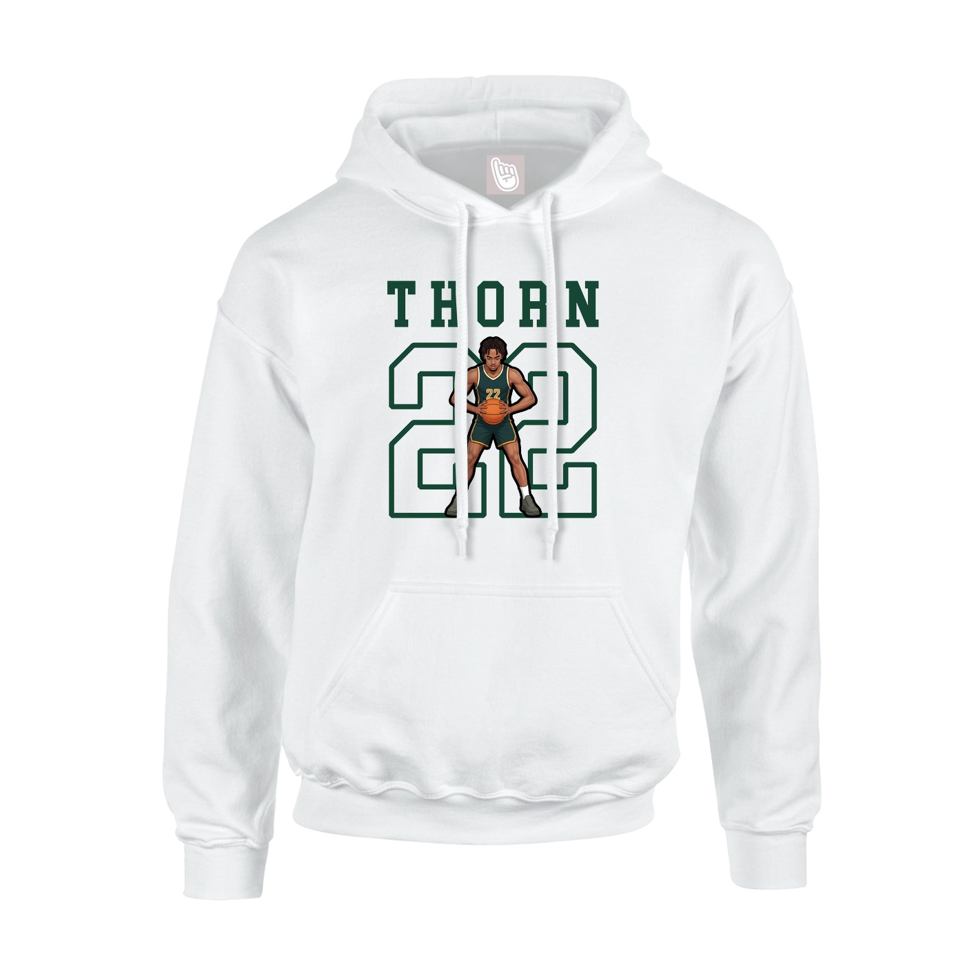 Youth Hoodie — Shirsey in White
