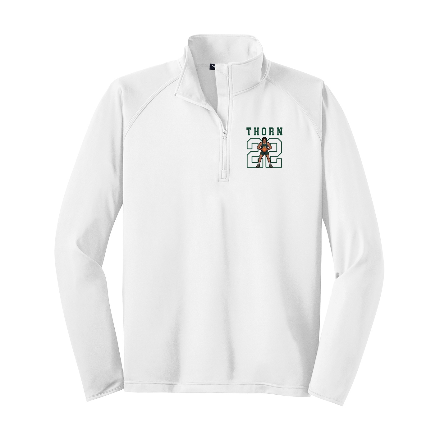 Q-Zip Pullover — Shirsey in White