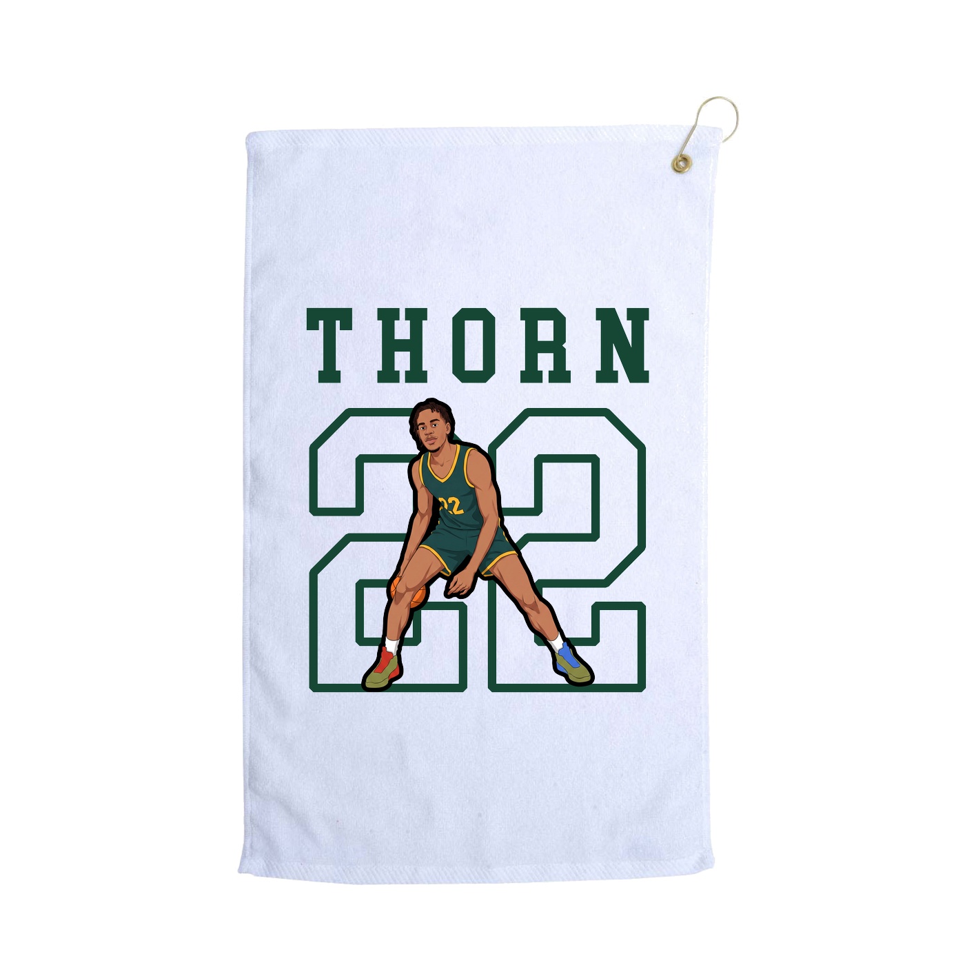 Golf Towel — Shirsey in White
