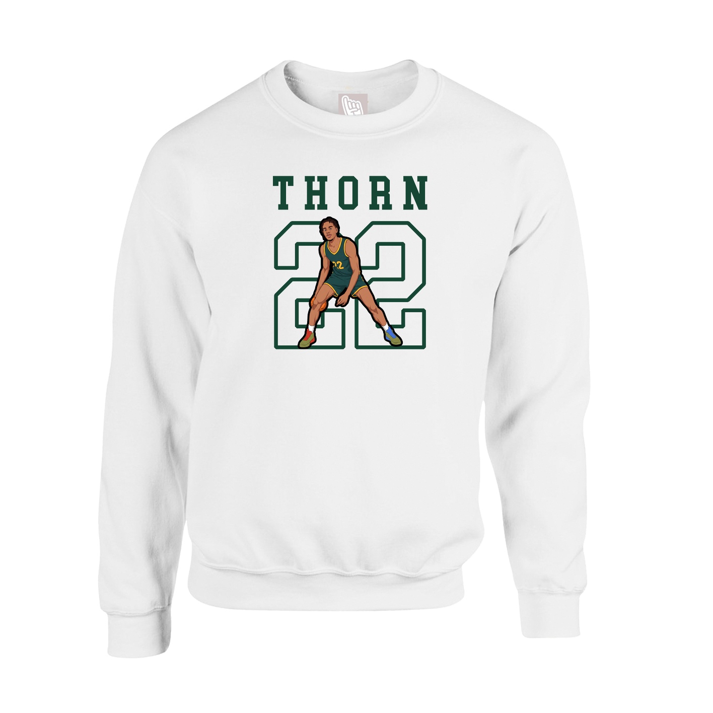 Fleece Crew — Shirsey in White