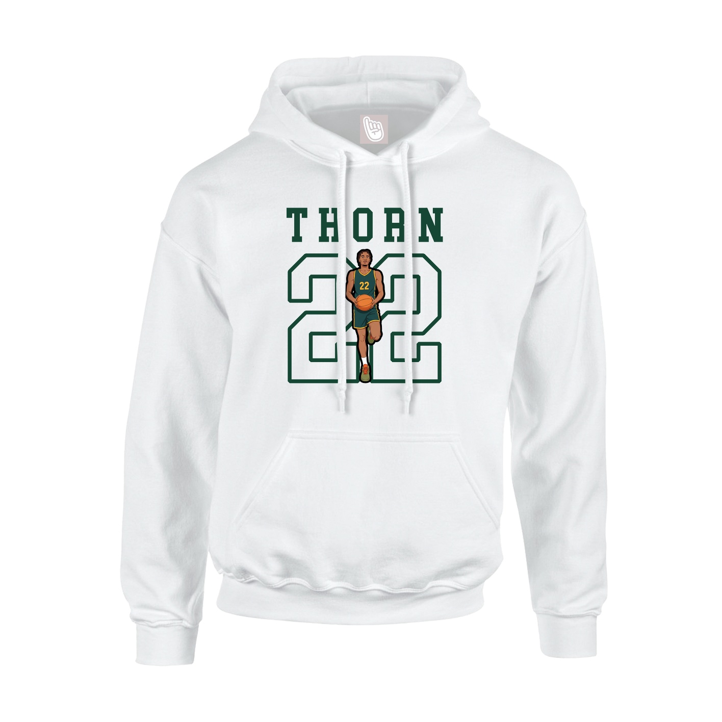 Hoodie — Shirsey in White