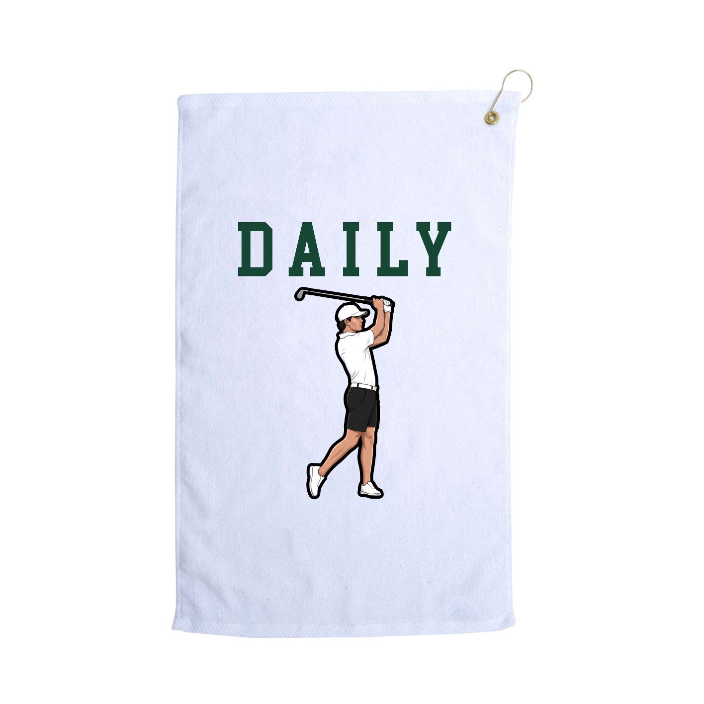 Golf Towel — Shirsey in White