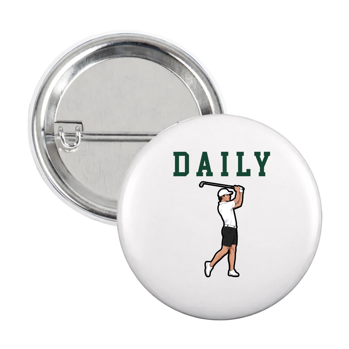 Game Day Button — Shirsey in White