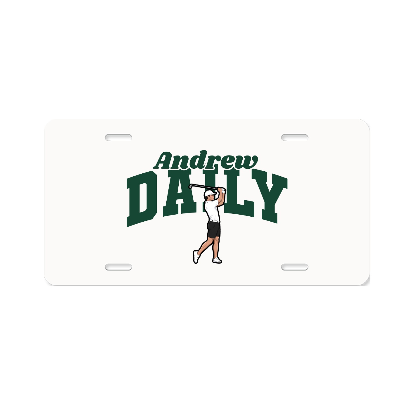 License Plate — Signature Arch in Classic
