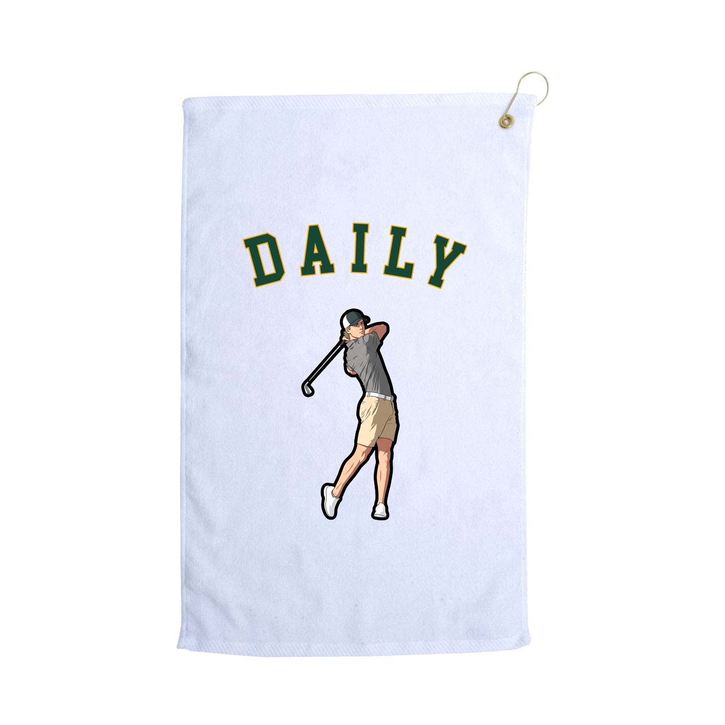 Golf Towel — Shirsey Arch in White