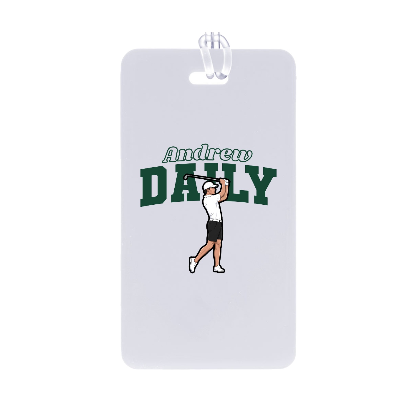 Bag Tag — Name Arch in Classic