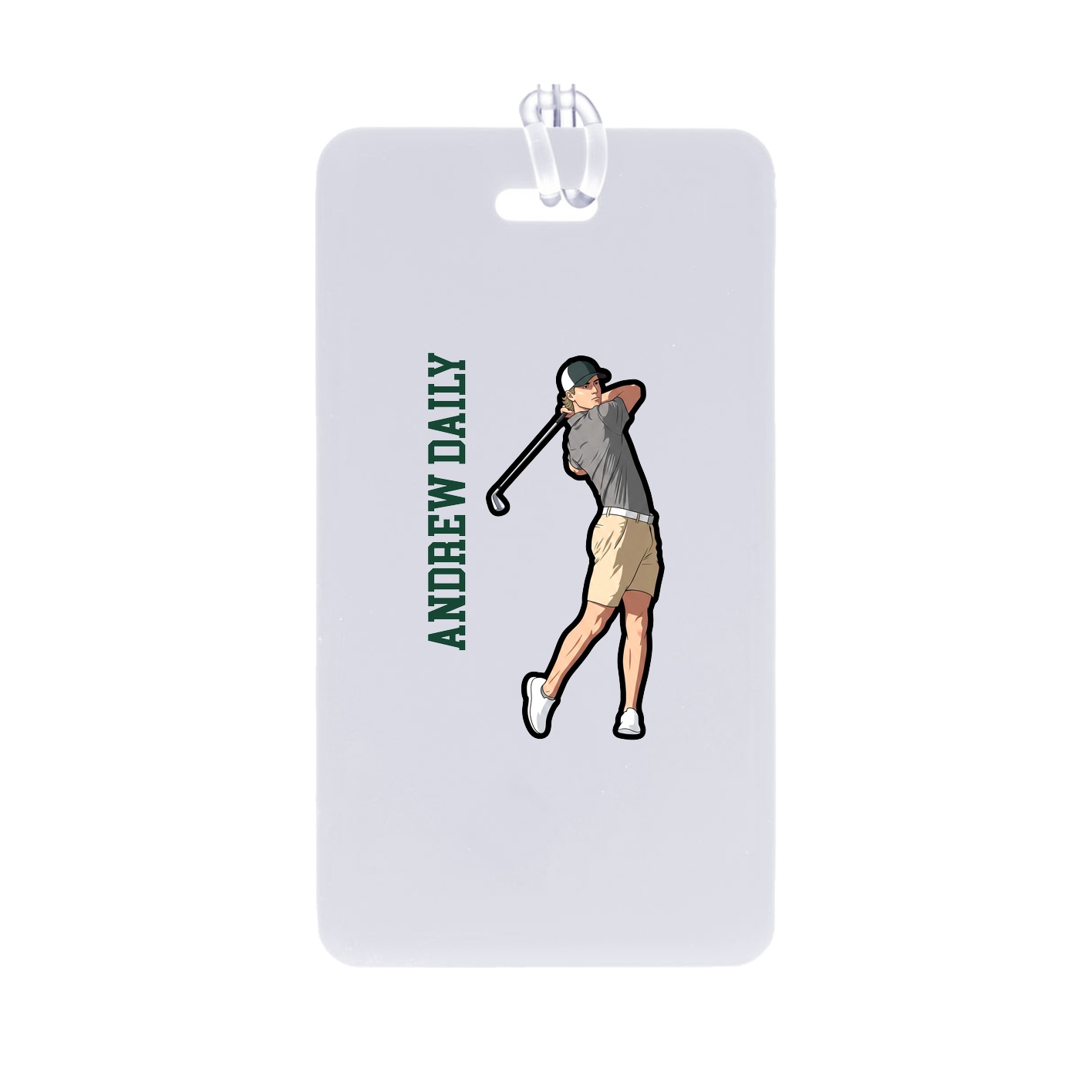 Bag Tag — Name Vertical in Classic