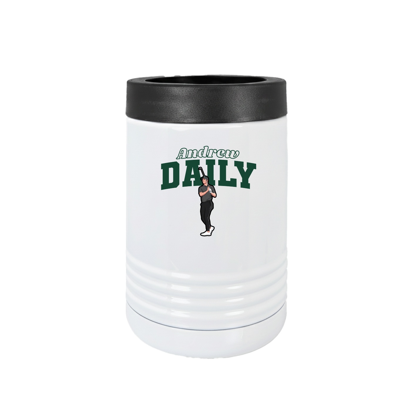 Beverage Holder — Name Arch in White
