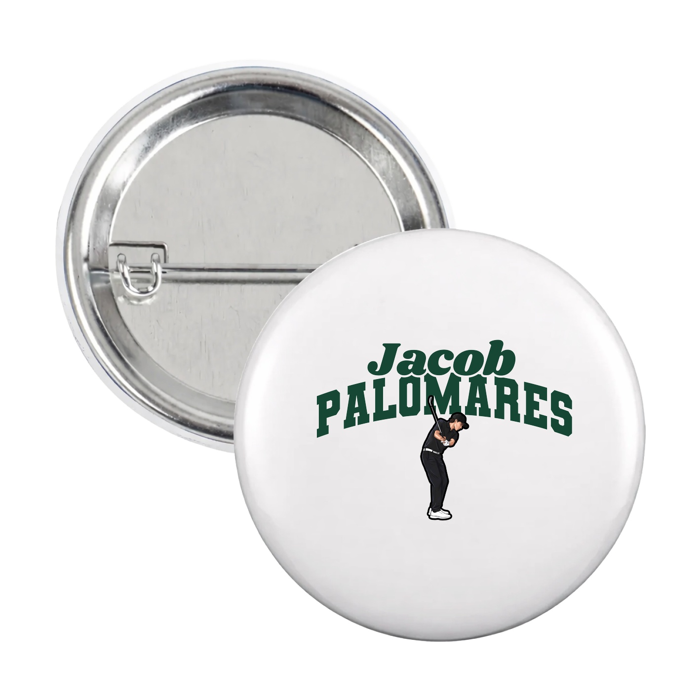 Game Day Button — Signature Arch in White