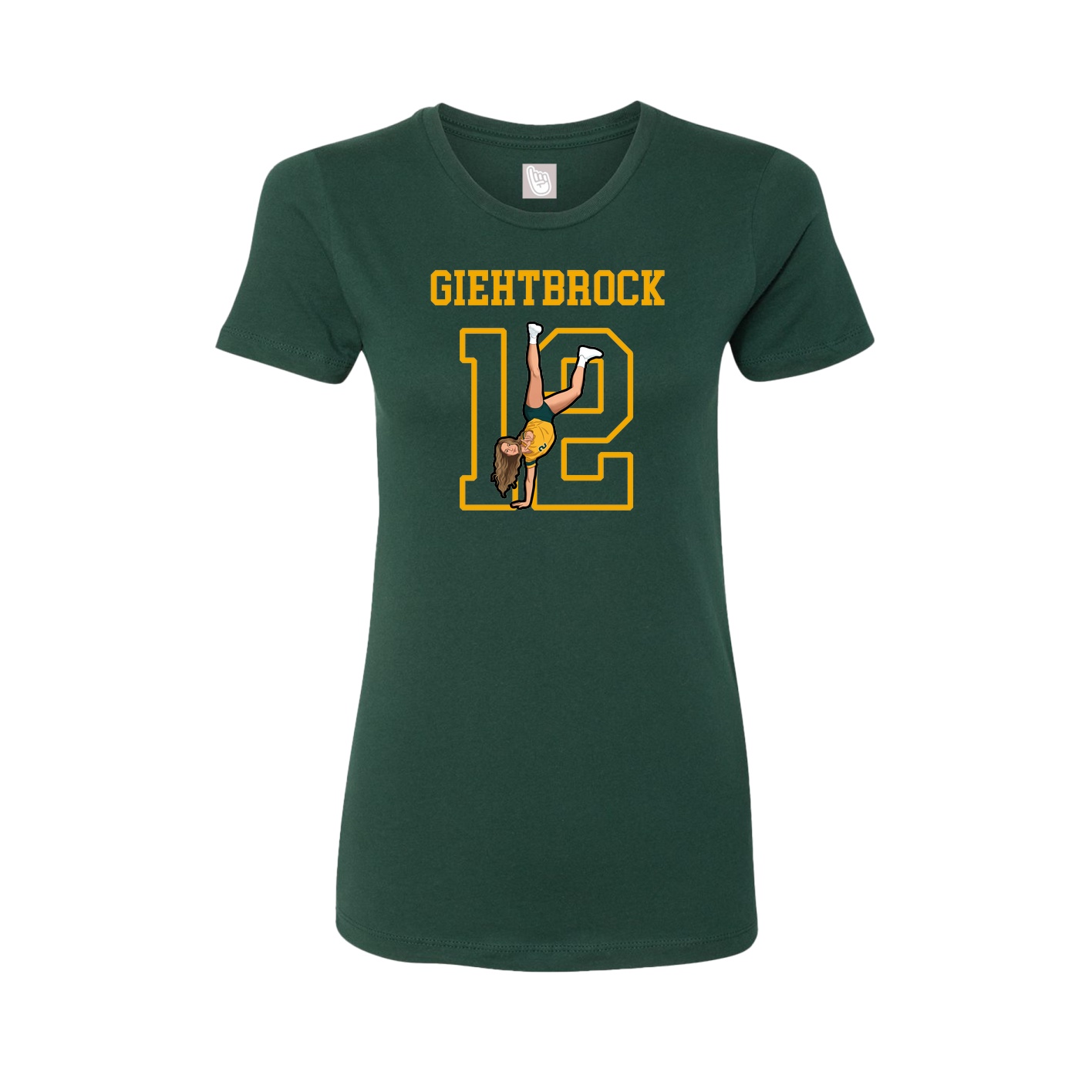 Fitted Women's Tee — Shirsey in Green