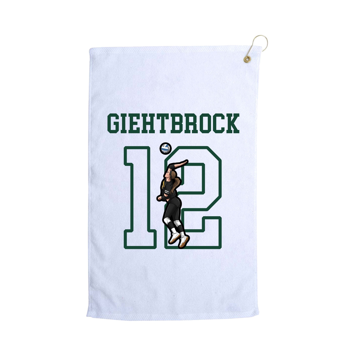 Golf Towel — Shirsey in White