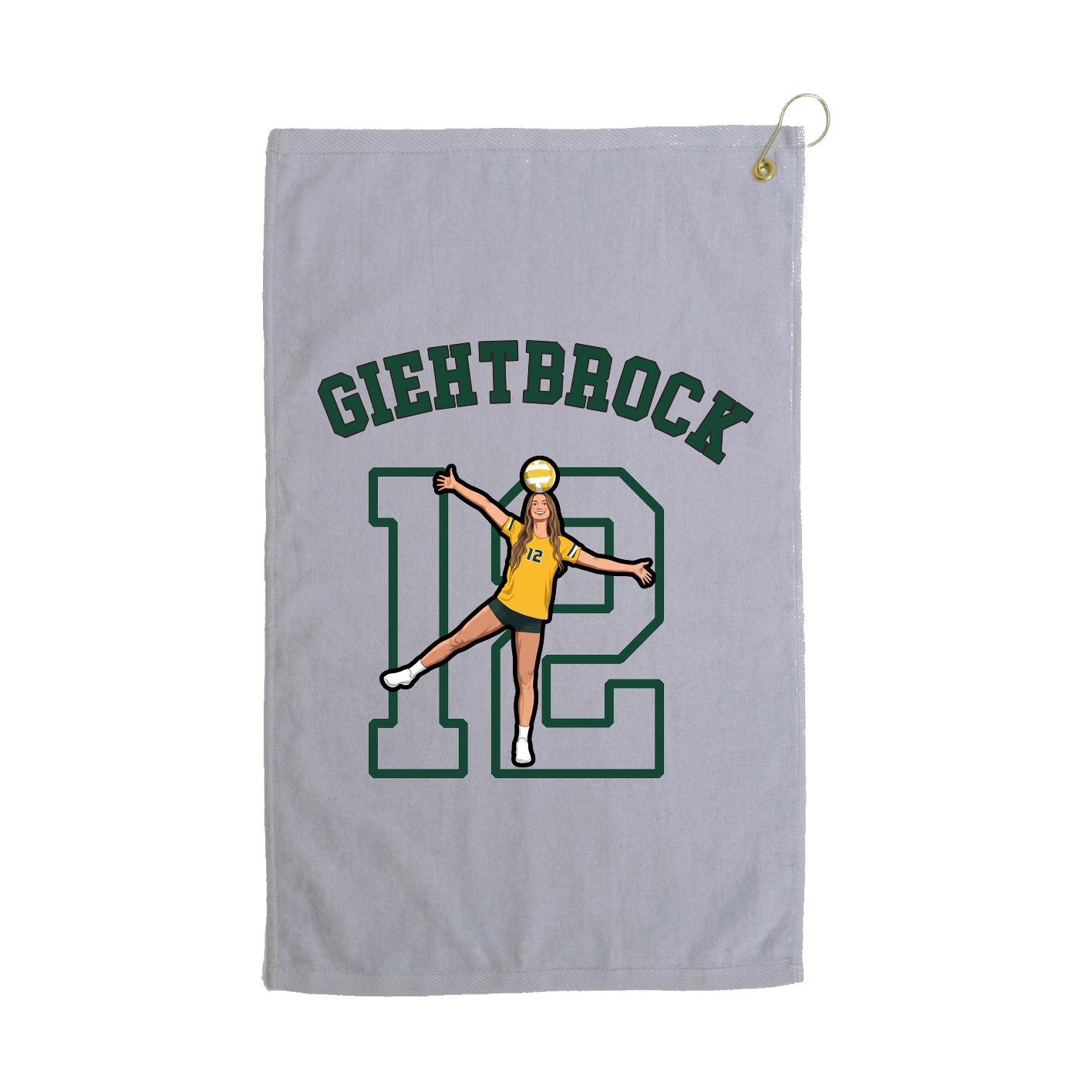 Golf Towel — Shirsey Arch in Grey