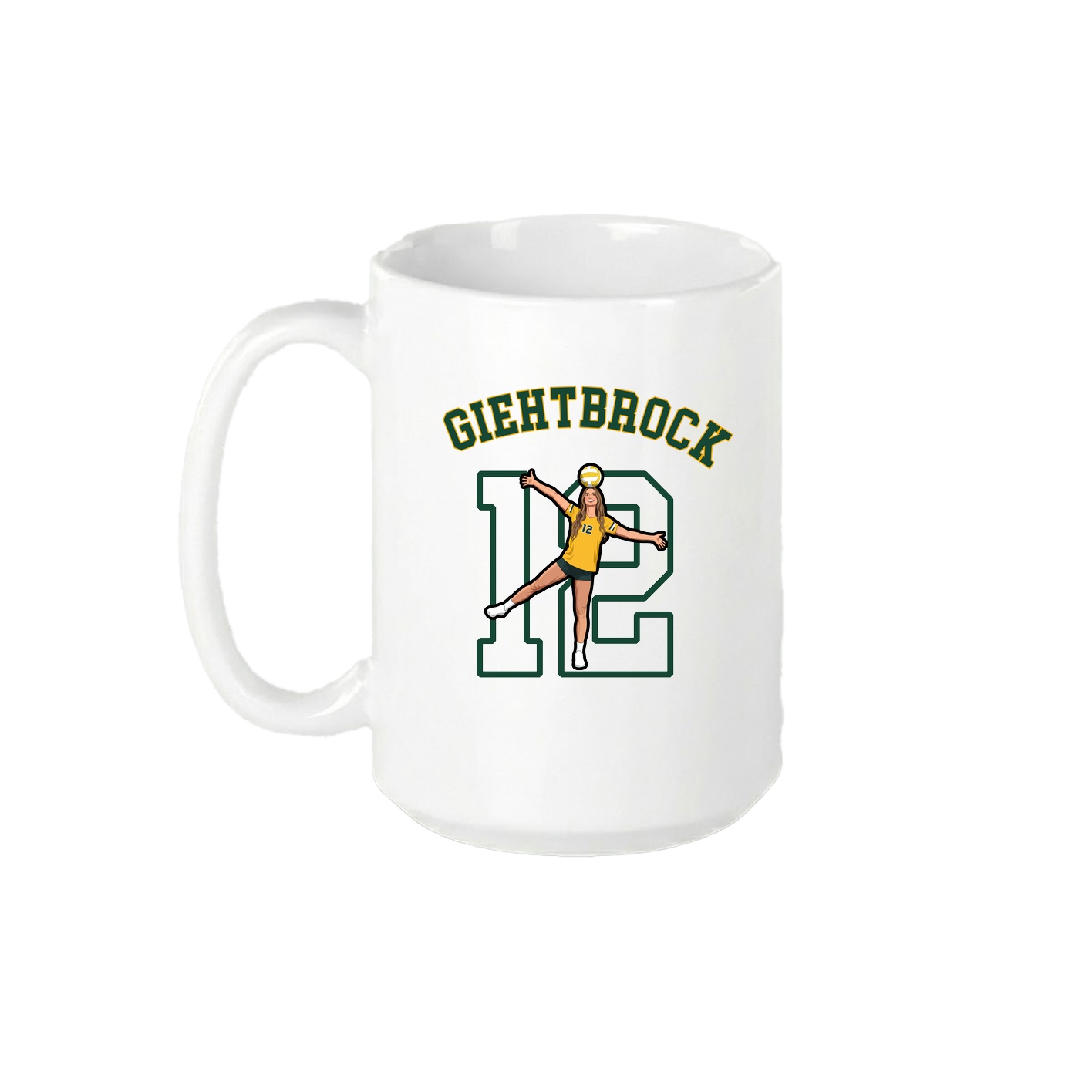 15oz Coffee Mug — Shirsey Arch in White