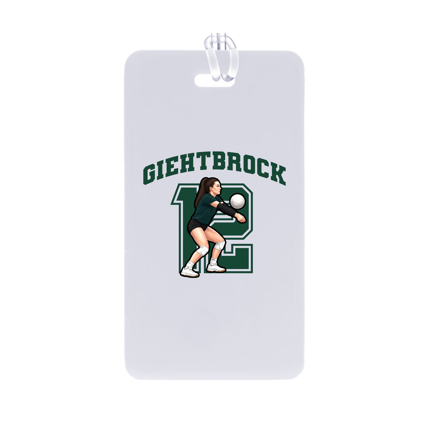 Bag Tag — Number in Classic