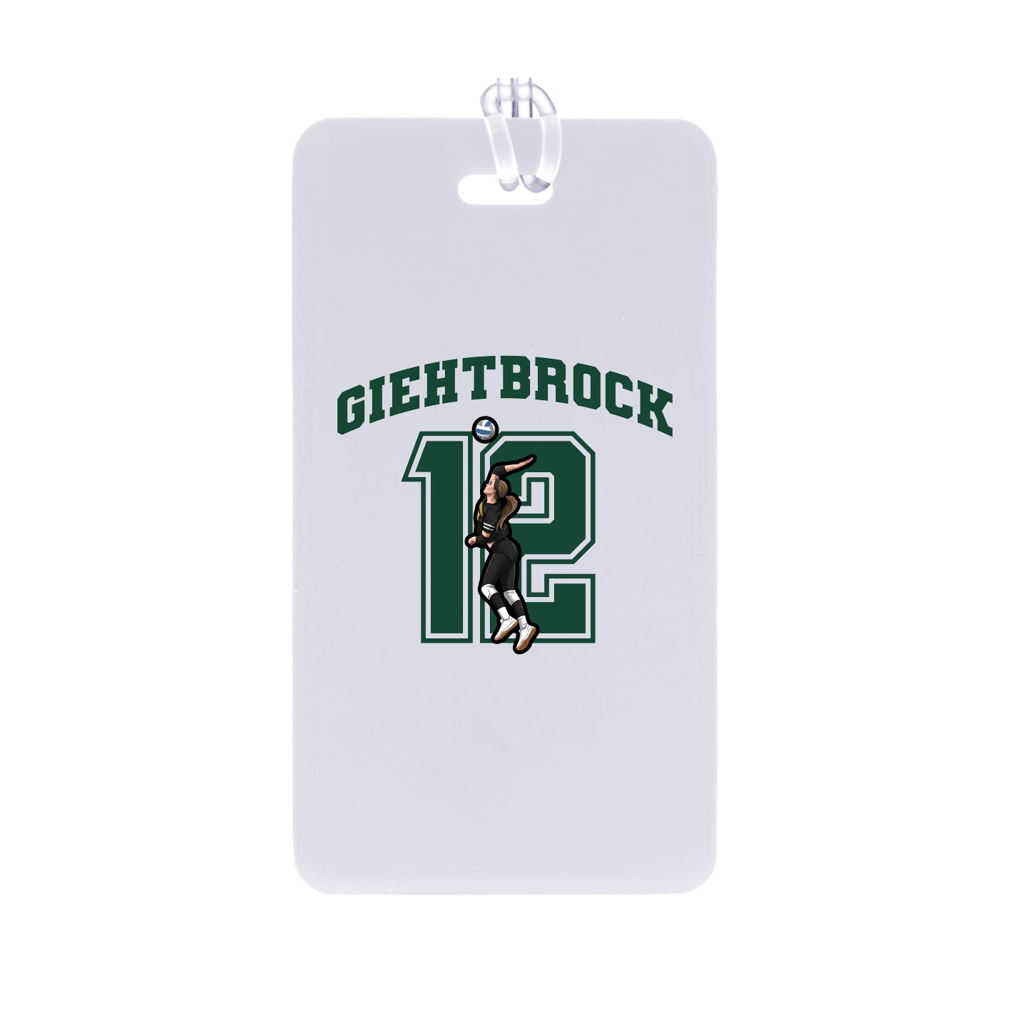 Bag Tag — Number in Classic