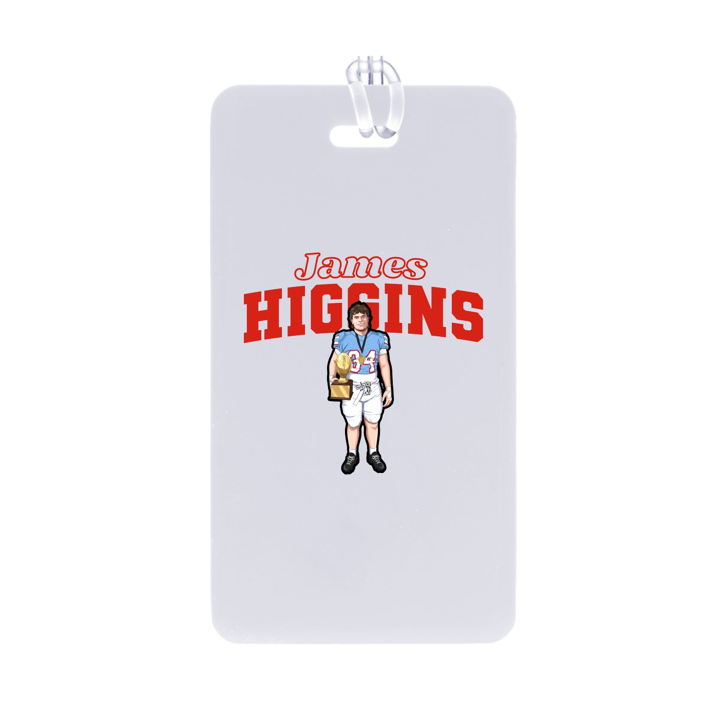 Bag Tag — Name Arch in Classic
