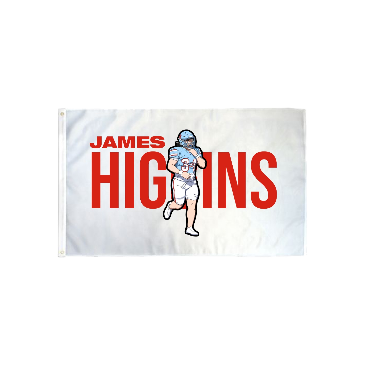 3x5 Flag — Player Name in Classic
