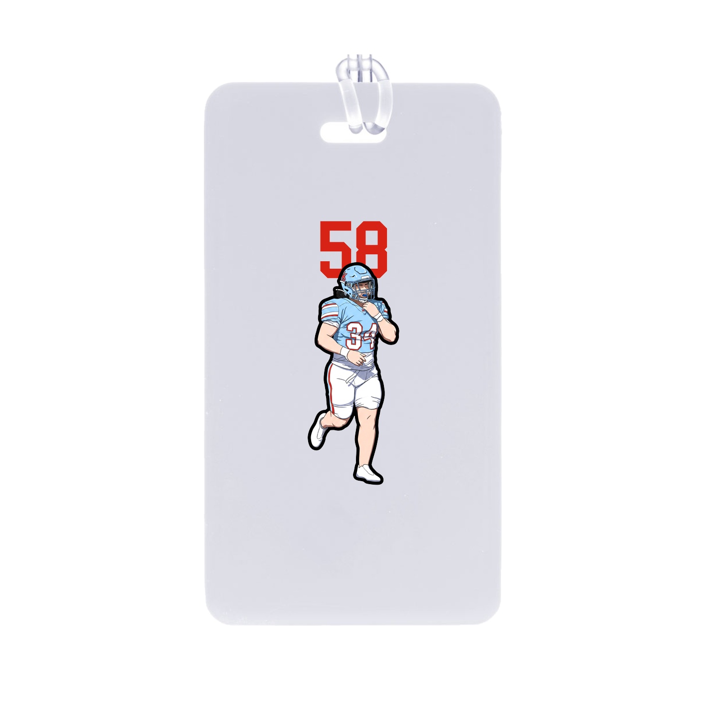 Bag Tag — Number Top in Classic