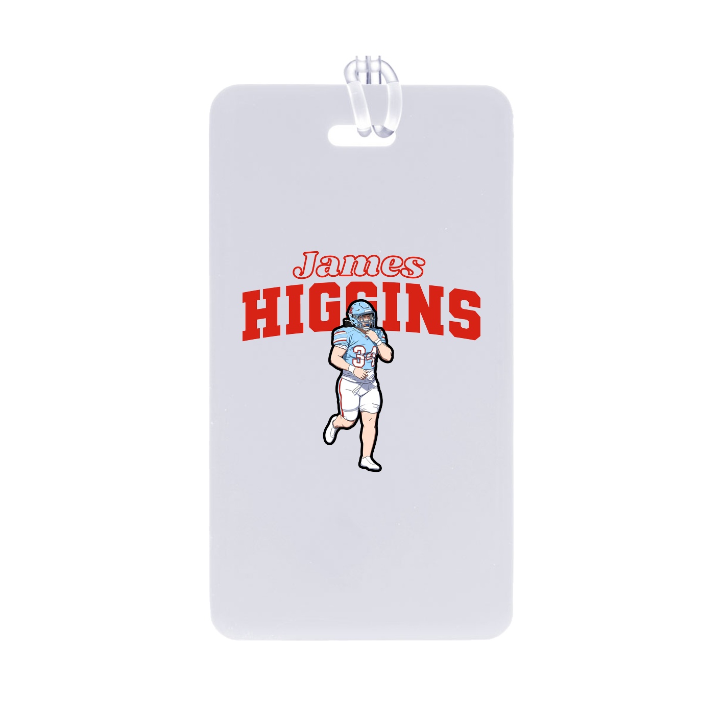 Bag Tag — Name Arch in Classic