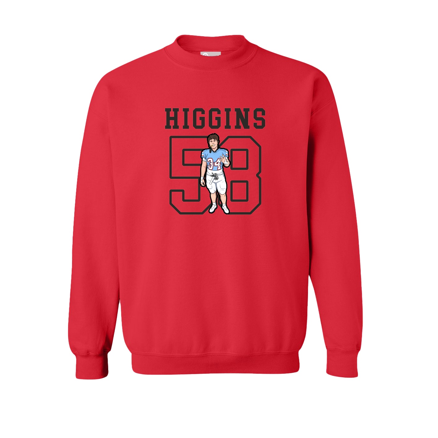 Fleece Crew — Shirsey in Red