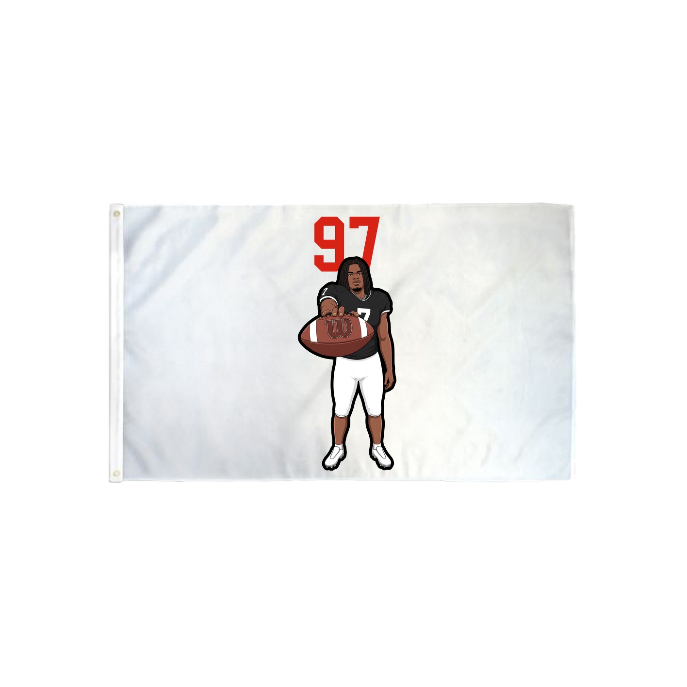 3x5 Flag — Number Top in Classic