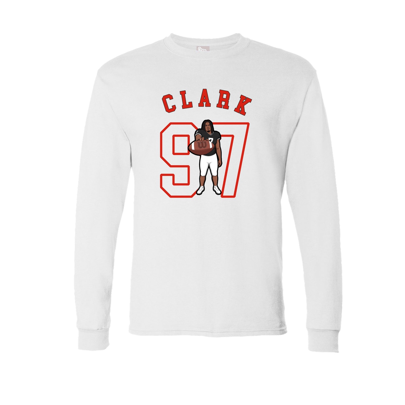 Long Sleeve Tee — Shirsey Arch in White