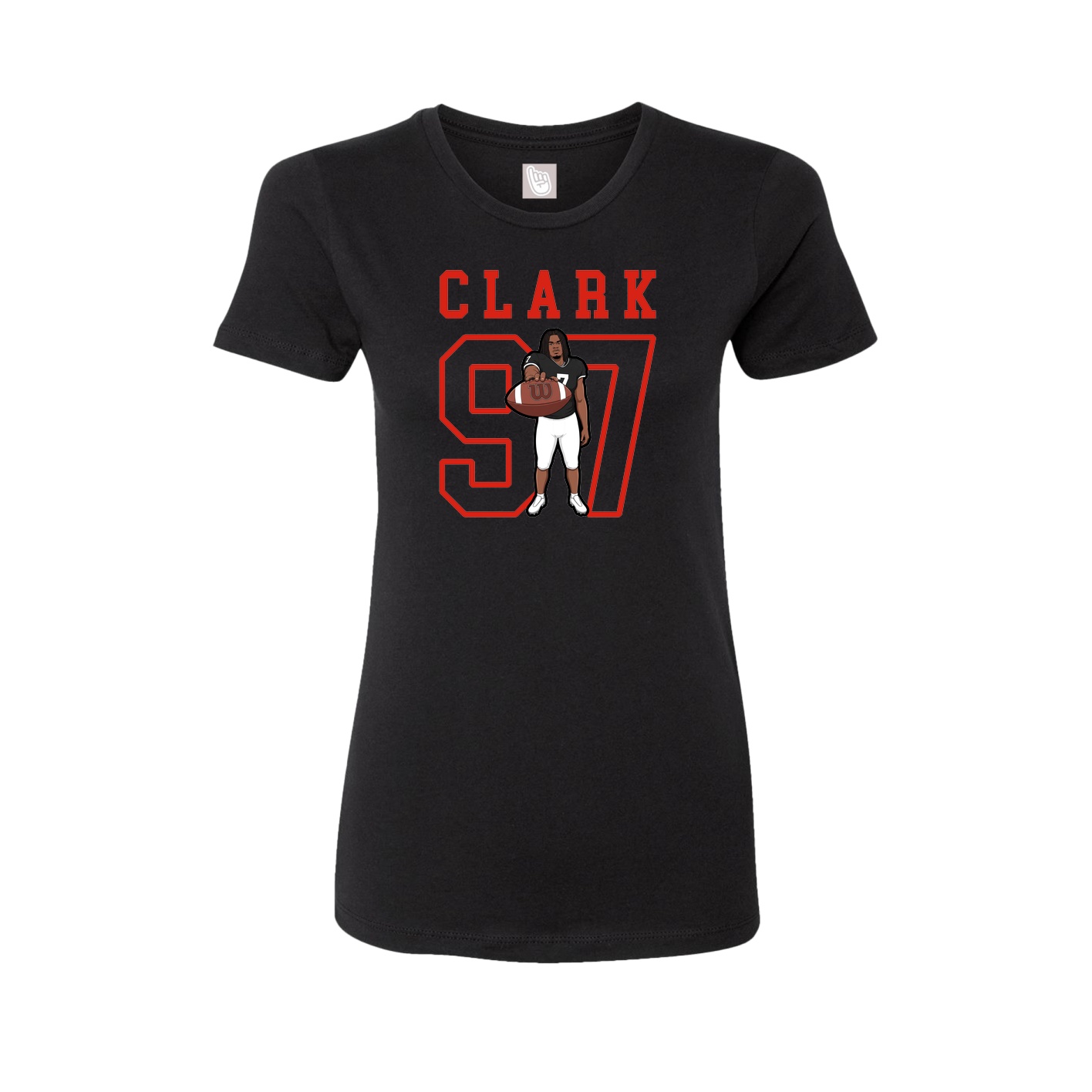 Fitted Women's Tee — Shirsey in Black