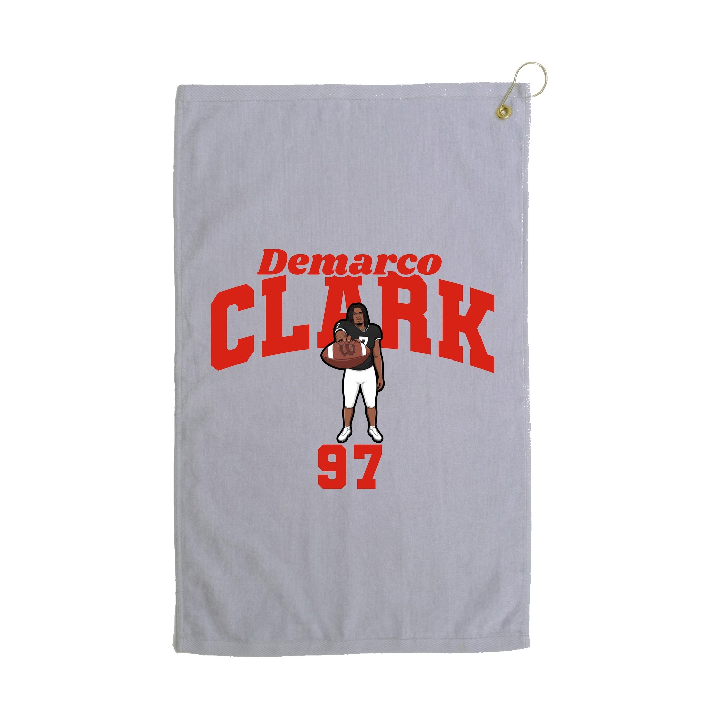 Golf Towel — Signature Arch in Grey