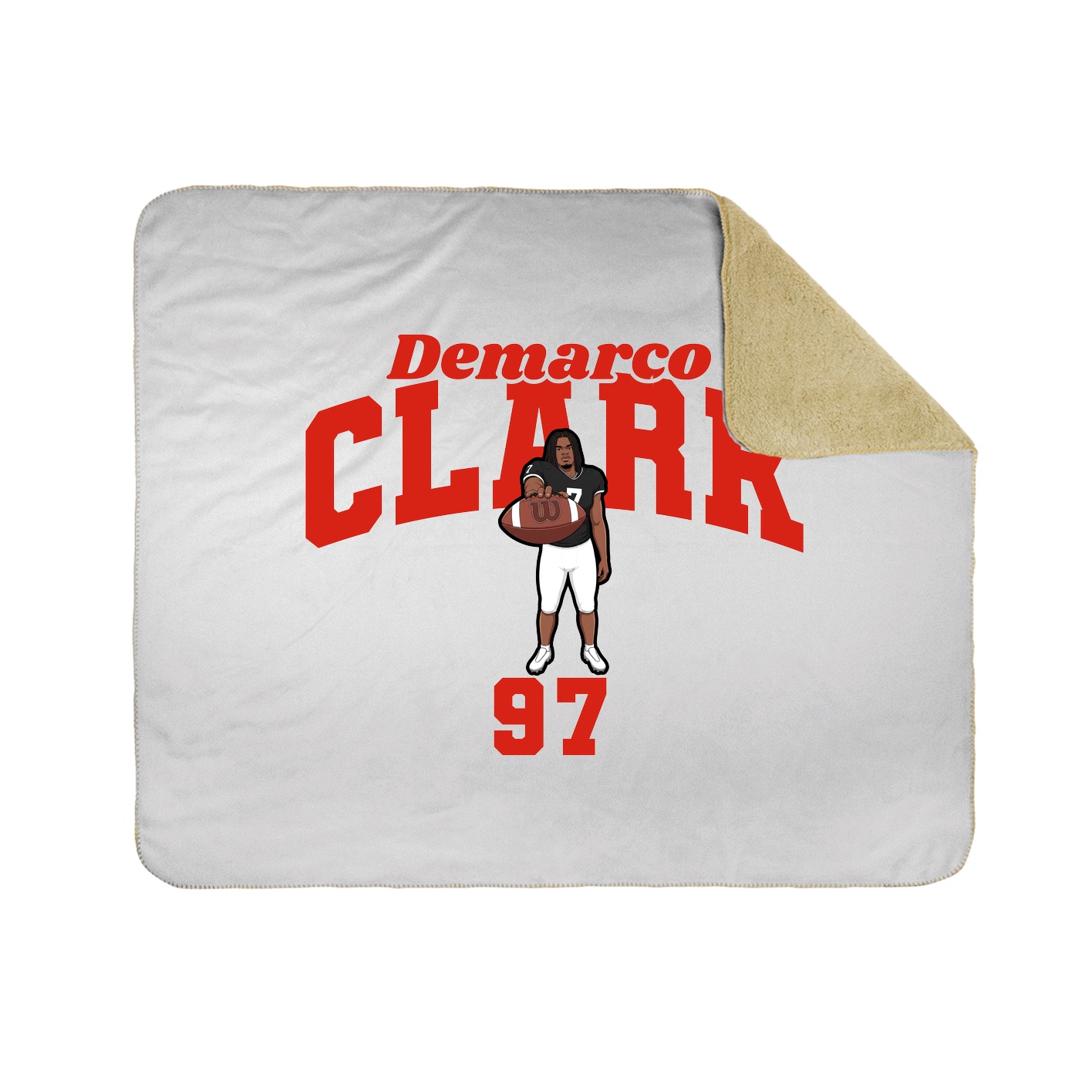 Throw Blanket — Signature Arch in White