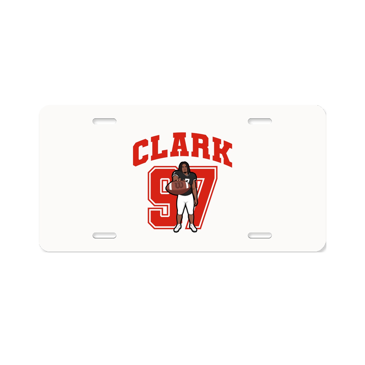 License Plate — Number in Classic