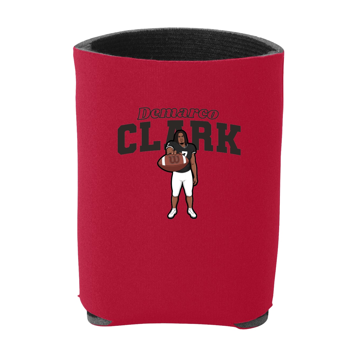 Can Holder — Name Arch in Red