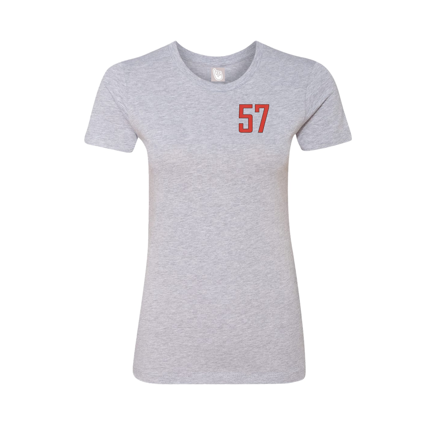 Womens Tee — Front Shirsy in Grey