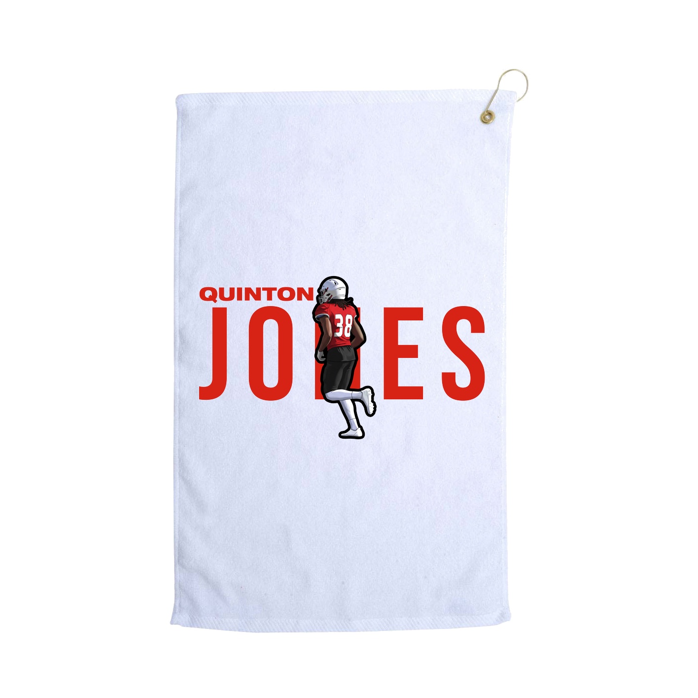 Golf Towel — Player Name in White