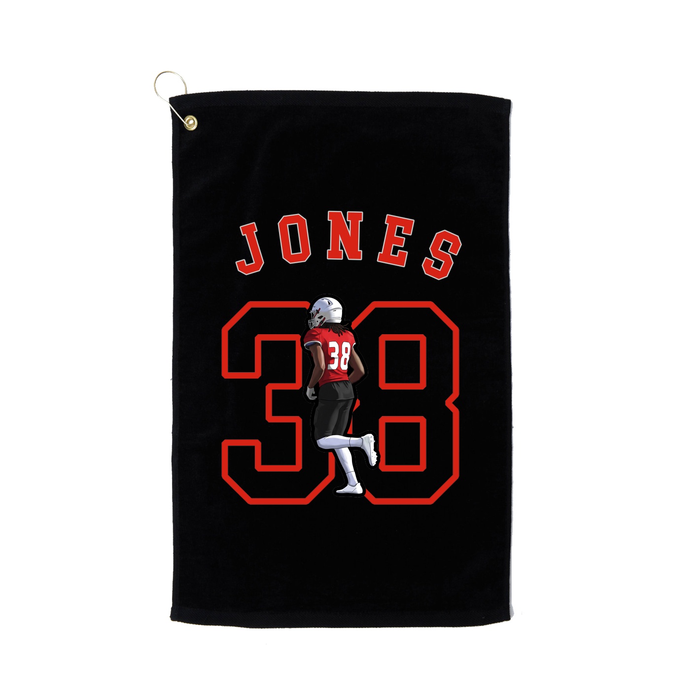 Golf Towel — Shirsey Arch in Black