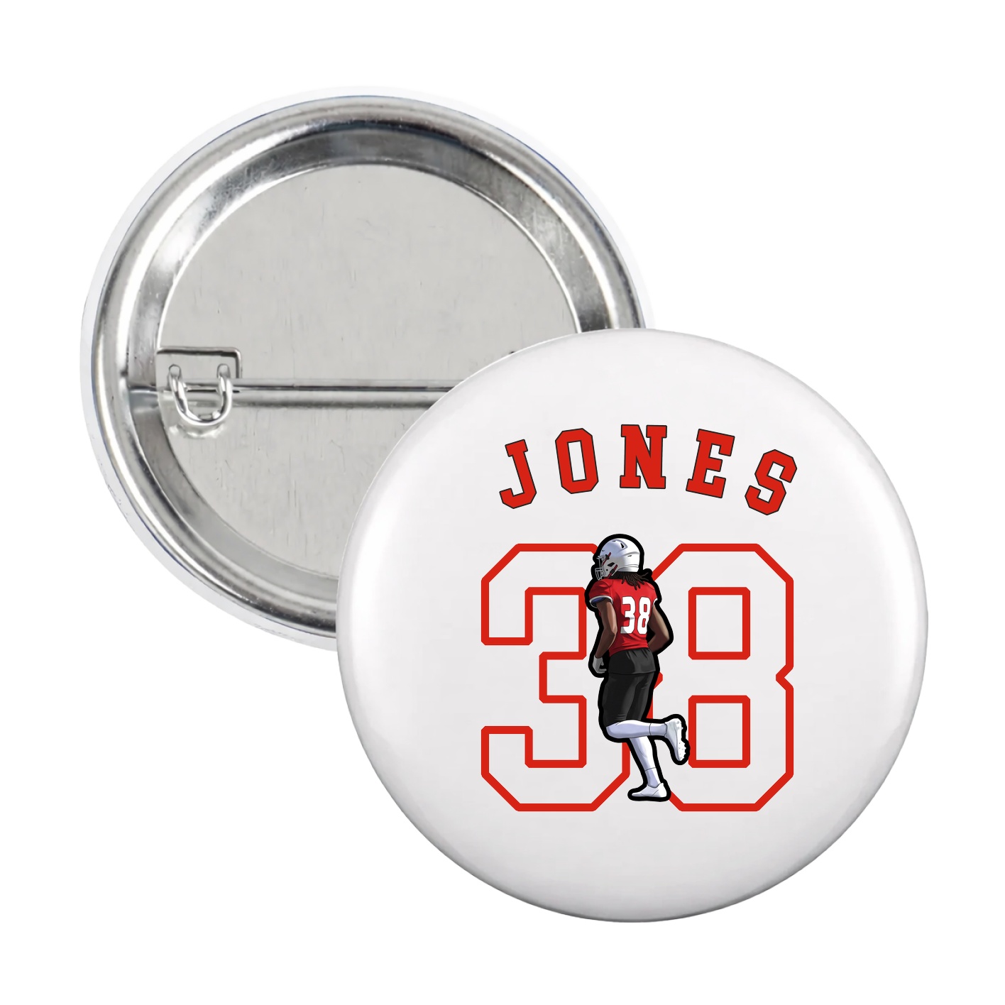 Game Day Button — Shirsey Arch in White
