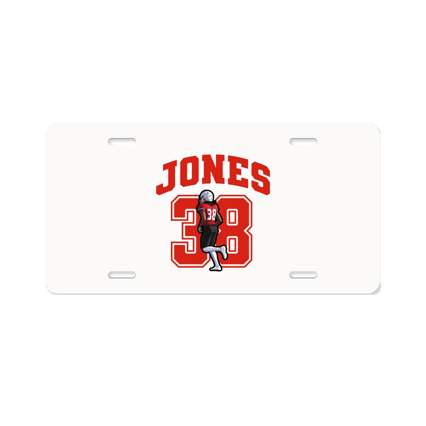 License Plate — Number in Classic