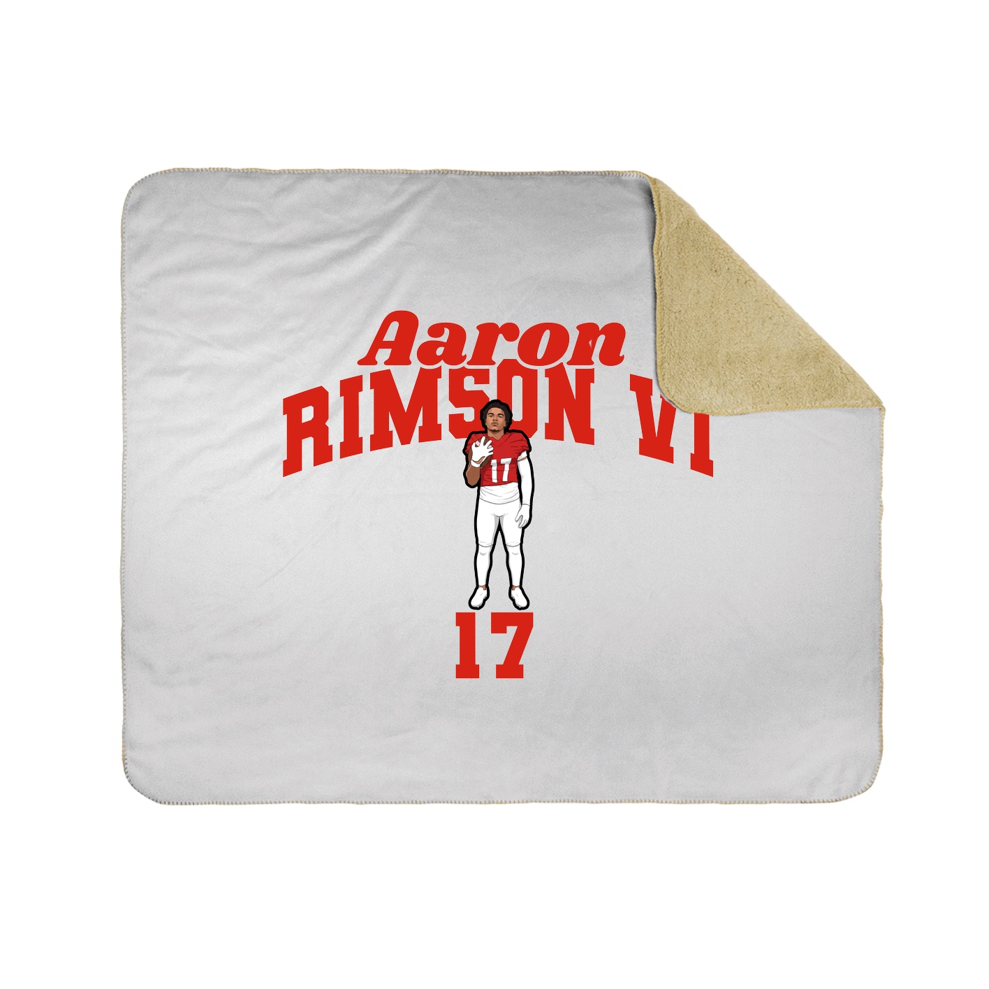 Throw Blanket — Signature Arch in White