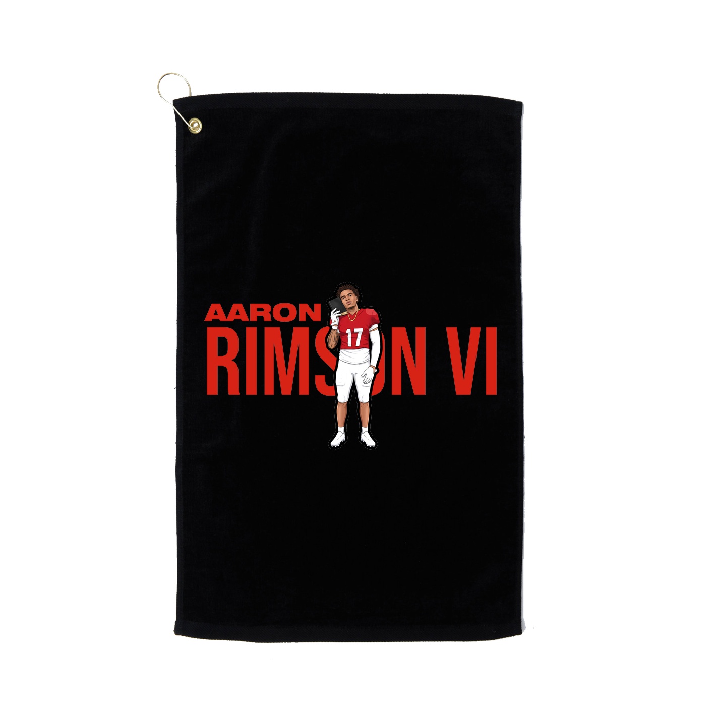 Golf Towel — Player Name in Black