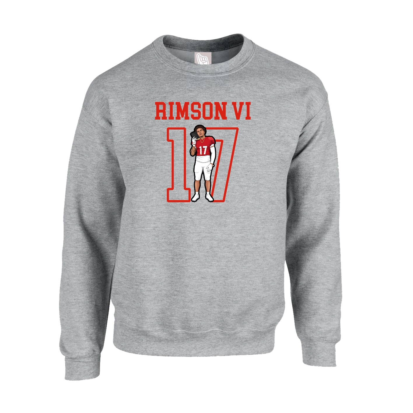 Fleece Crew — Shirsey in Grey