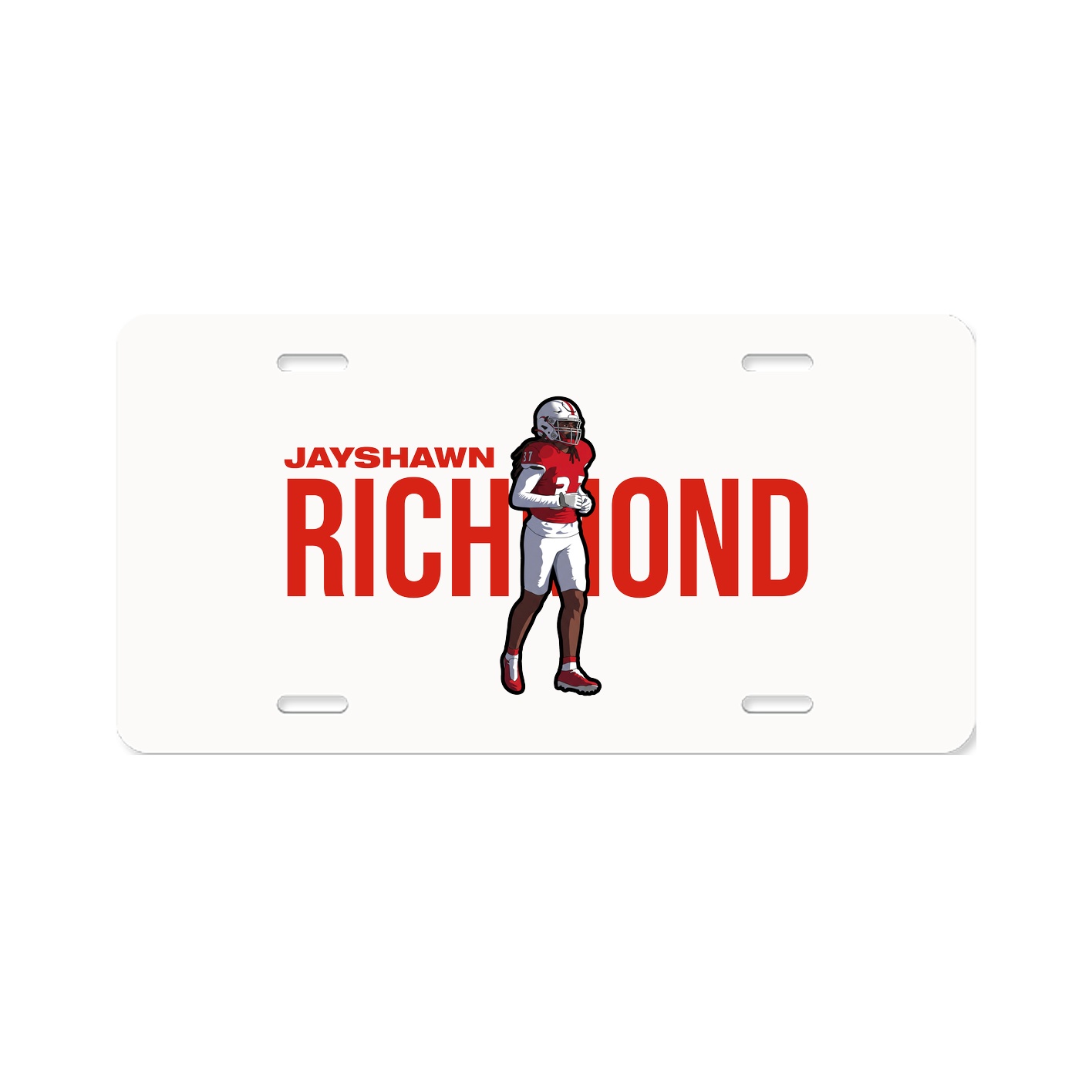 License Plate — Player Name in Classic