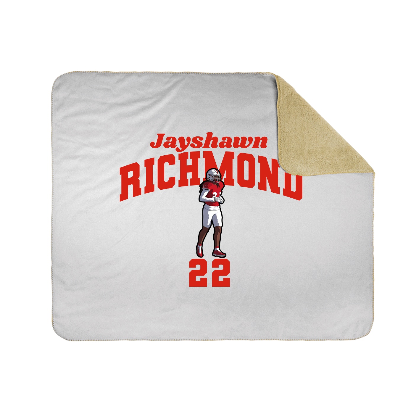 Throw Blanket — Signature Arch in White