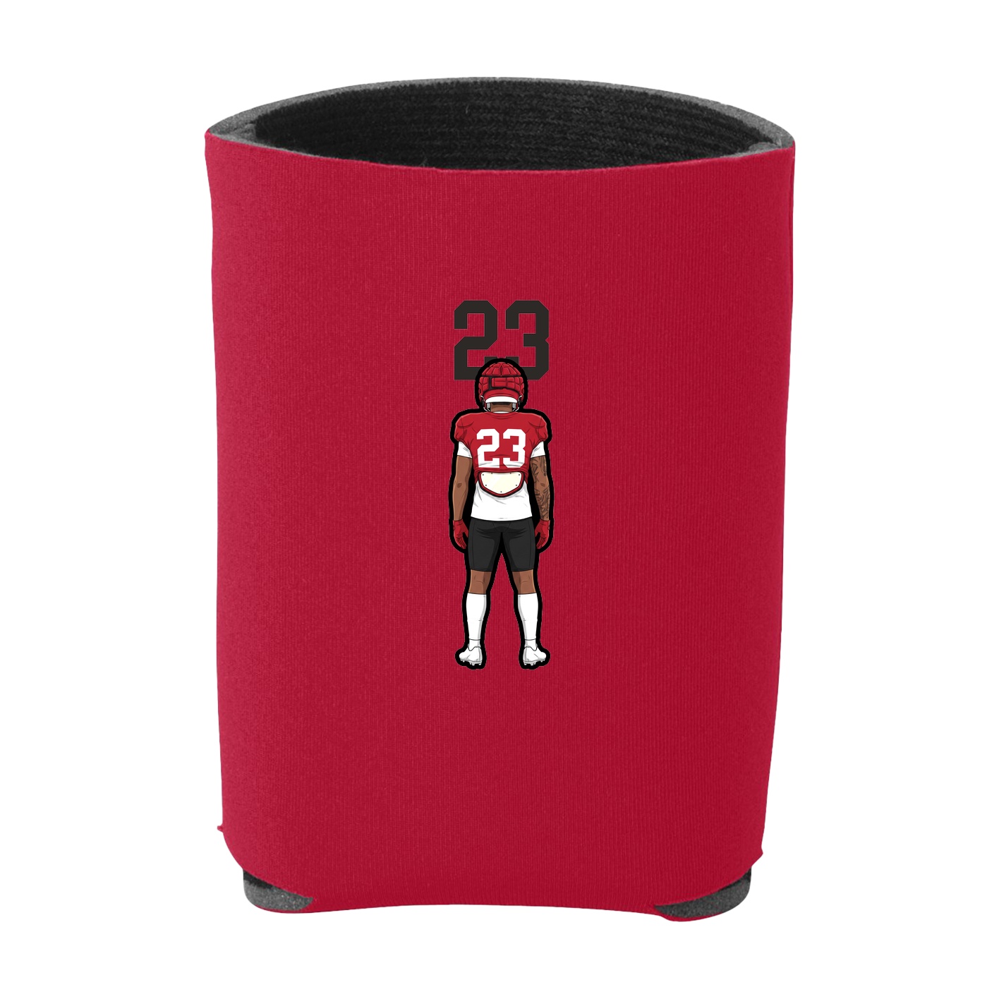 Can Holder — Number Top in Red