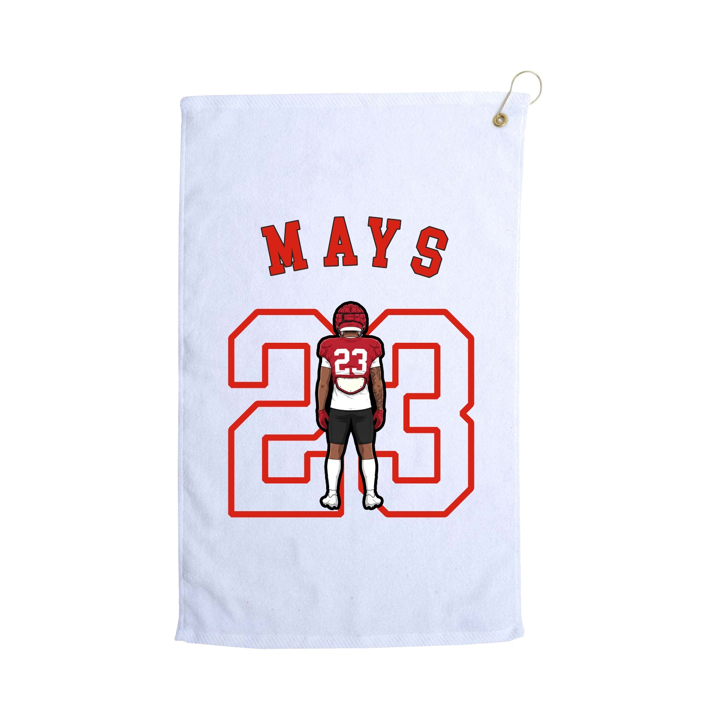 Golf Towel — Shirsey Arch in White